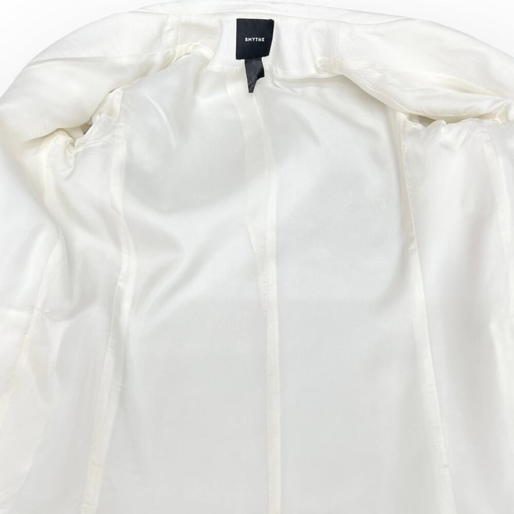 Smythe Cream Single-Button Tailored Blazer - Picture 5 of 9